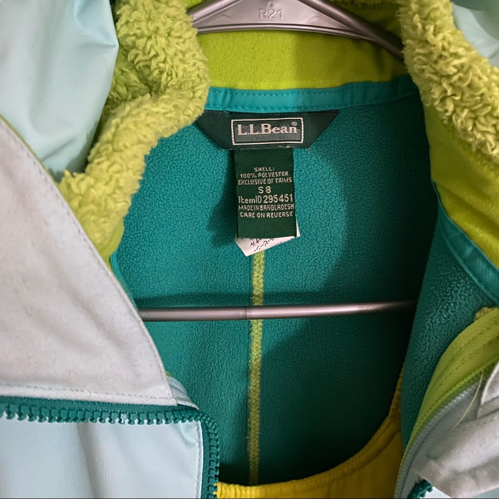 LL Bean Kids Winter Set Jacket Snow Bibs, size 8 - Picture 2 of 7